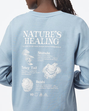 Women's Eco-Friendly Graphic Crew-Neck Pullover
