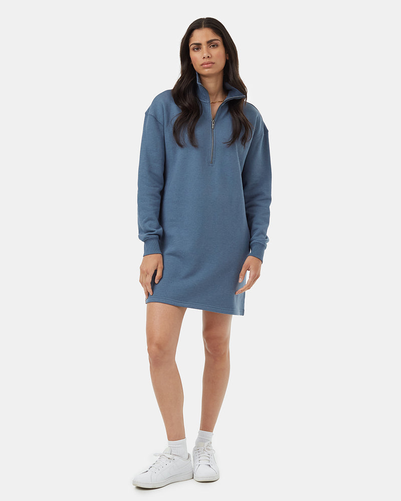 Women's Eco-Friendly Zip-up Pullover Dress