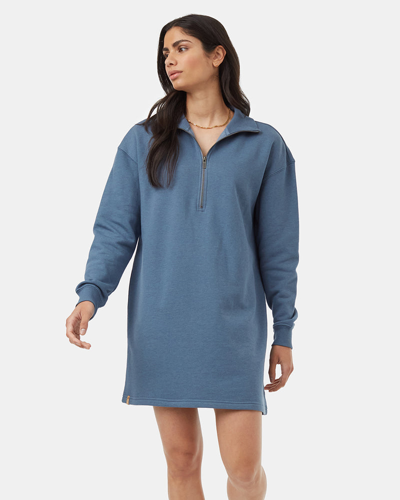 Women's Eco-Friendly Zip-up Pullover Dress