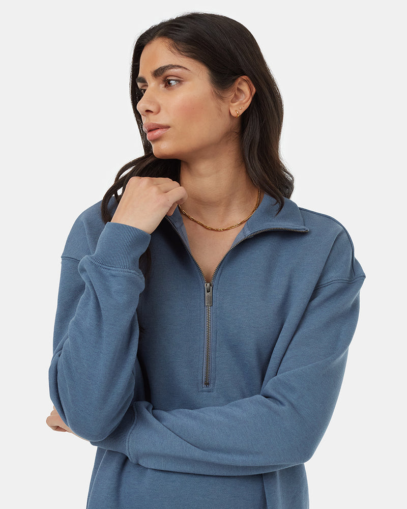 Women's Eco-Friendly Zip-up Pullover Dress