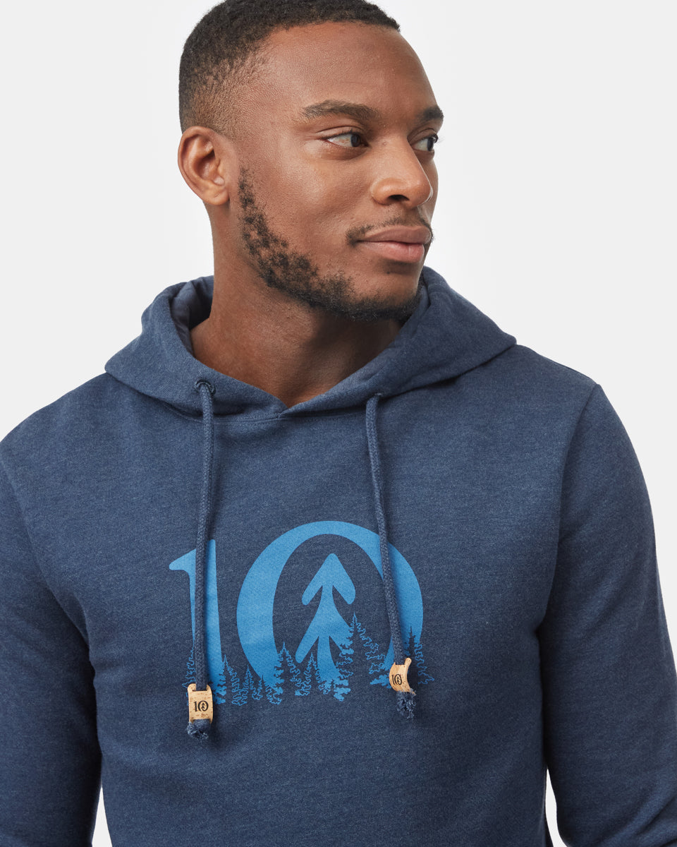Mens Forest Ten Hoodie Organic Cotton