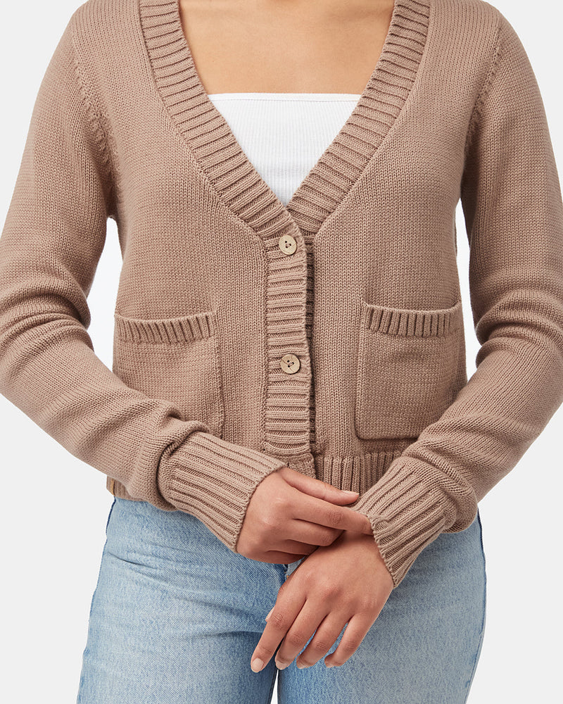 Women's Knit Button Cardigan Sweater