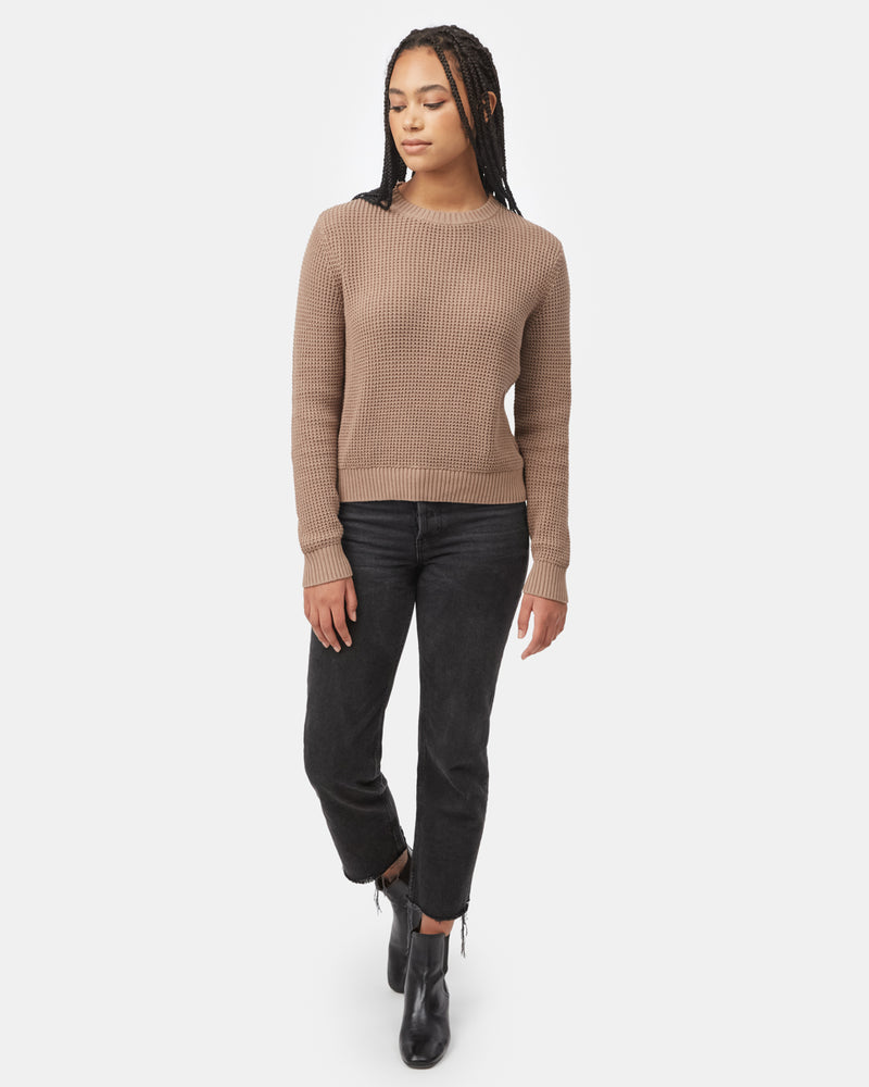 Women's Organic Cotton Knit Sweater