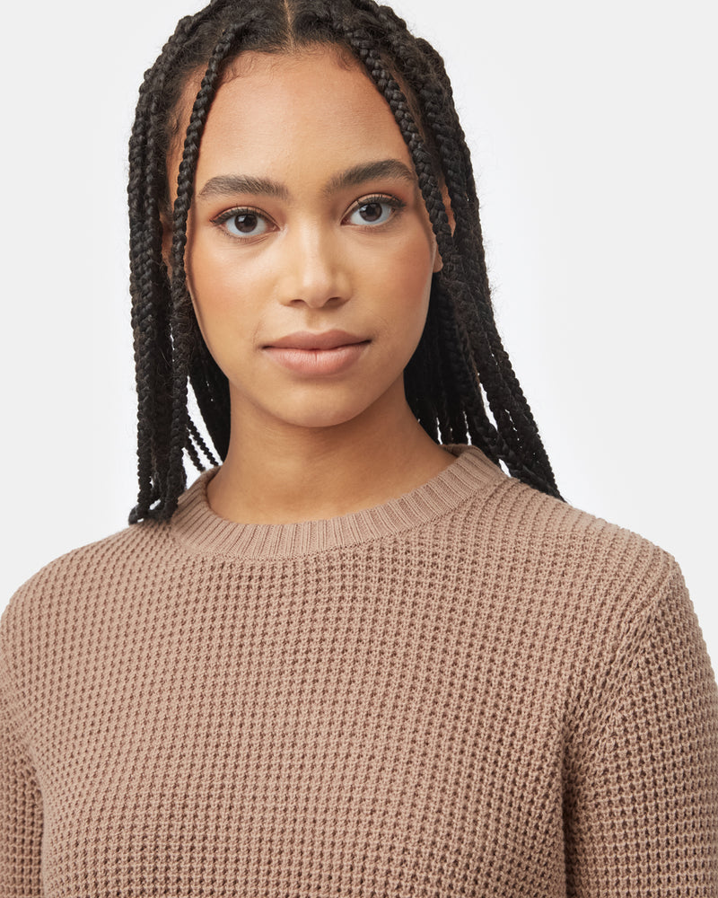Women's Organic Cotton Knit Sweater