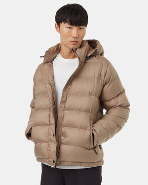Water-Resistant Mid-Length Puffer Jacket