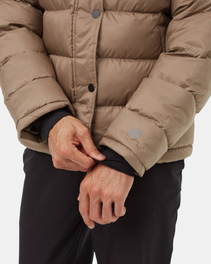 Water-Resistant Mid-Length Puffer Jacket