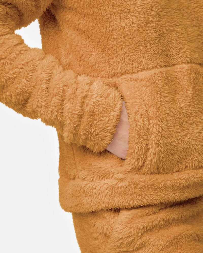 Women's Recycled Polyester Sherpa Hooded Pullover
