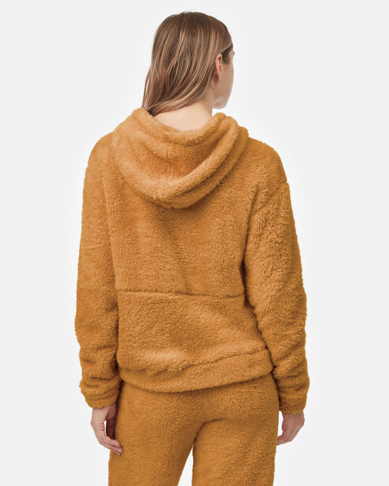 Women's Recycled Polyester Sherpa Hooded Pullover