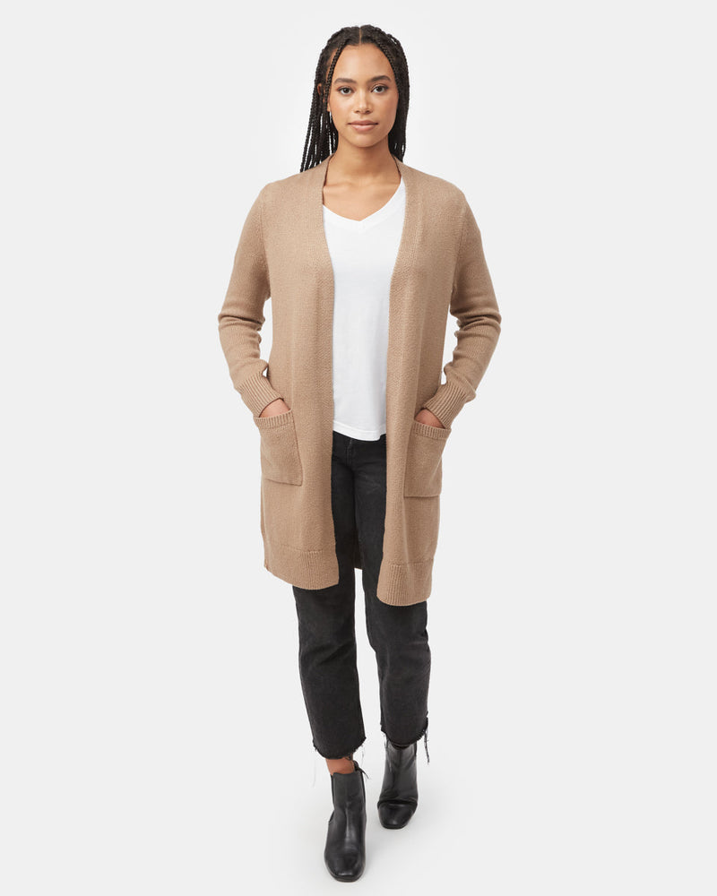 Women's Wool Mid Length Cardigan