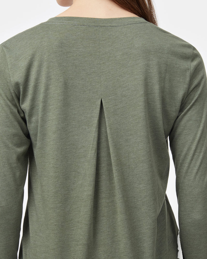 Women's Recycled V-Neck Long Sleeve Top