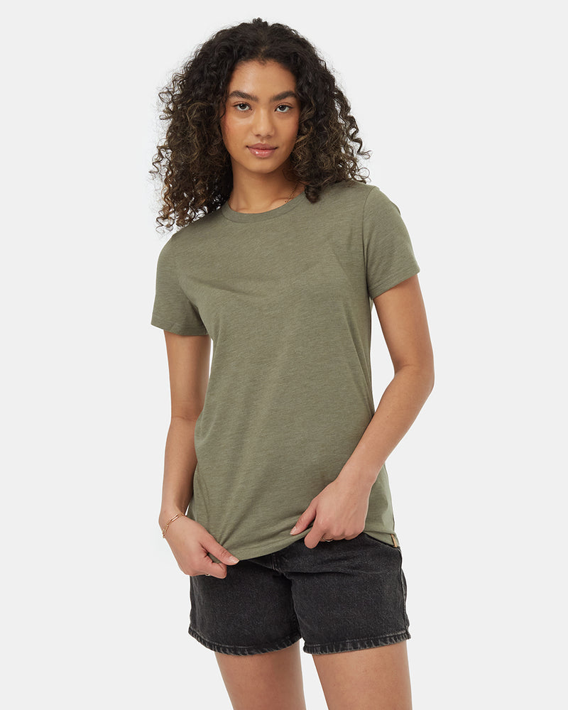 Recycled Polyester Crew Neck T-Shirt