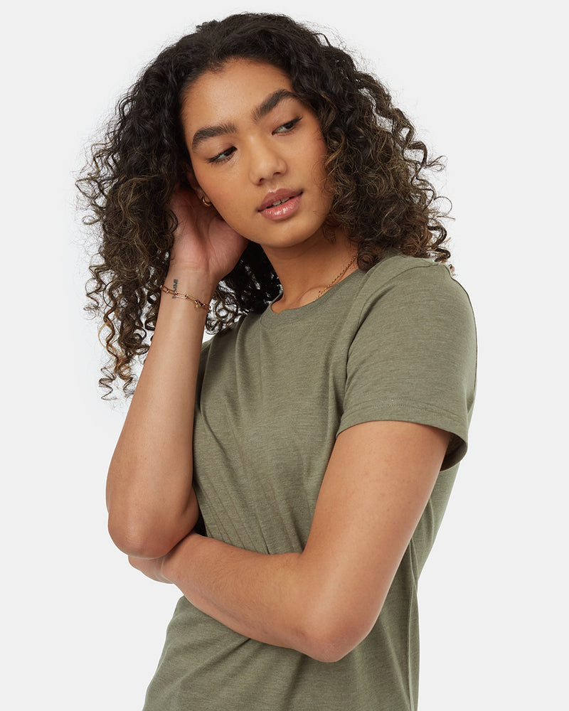 Recycled Polyester Crew Neck T-Shirt