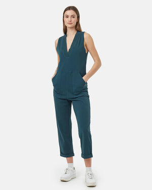 Women's Organic Cotton V-Neck Romper