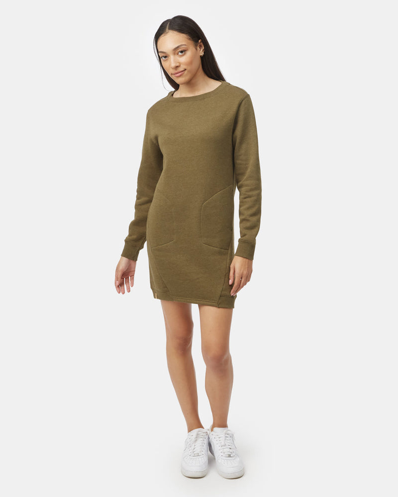 Women's Crew Neck Sweater Dress