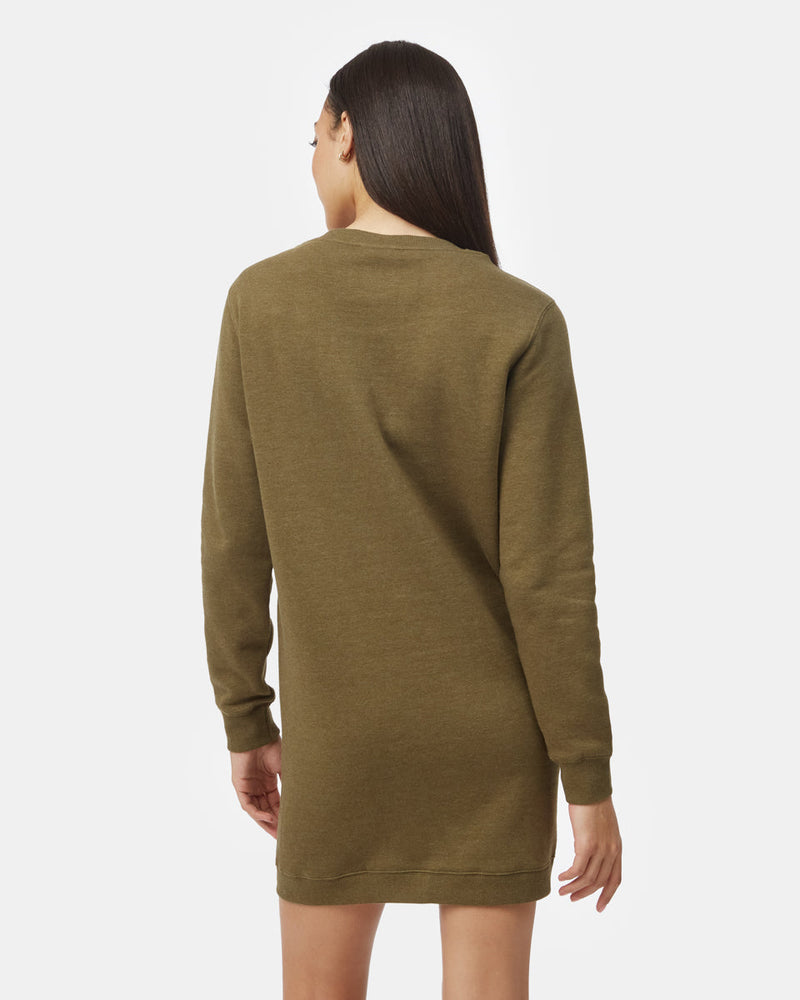 Women's Crew Neck Sweater Dress