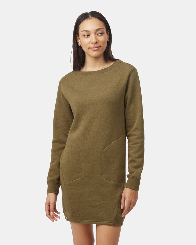 Women's Crew Neck Sweater Dress