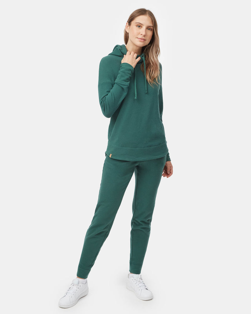 Women's Cowl Neck Fleece Hoodie