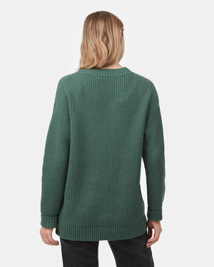 Women's Oversized Long Wool Cardigan