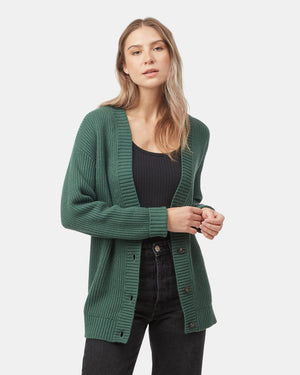 Women's Oversized Long Wool Cardigan