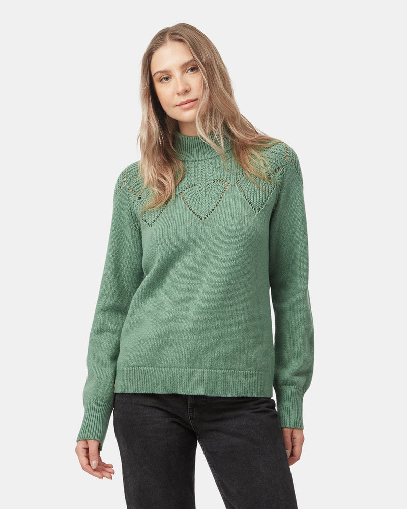 Women's Recycled Polyester Turtleneck Sweater