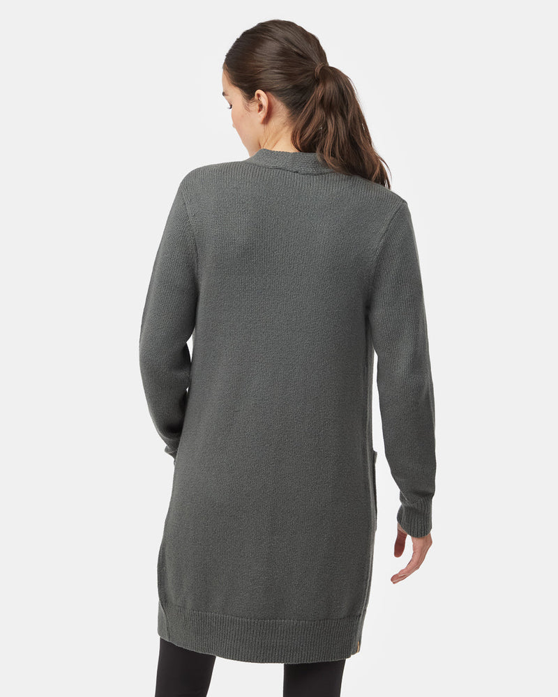Women's Wool Mid Length Cardigan