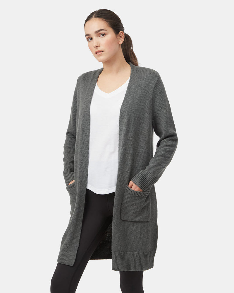Women's Wool Mid Length Cardigan