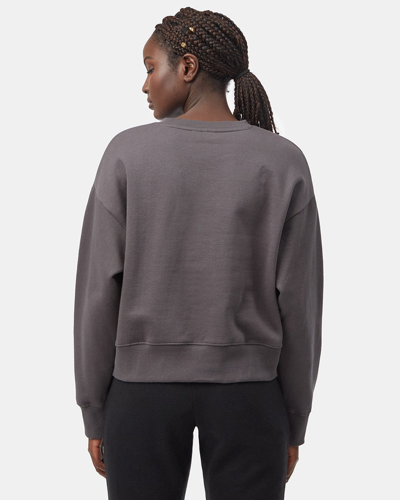 Women's Recycled Eco-Friendly Cropped Crewneck