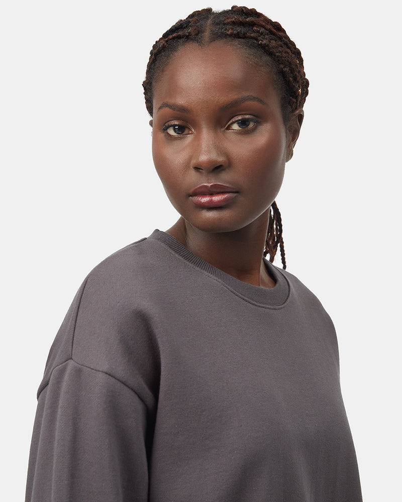 Women's Recycled Eco-Friendly Cropped Crewneck