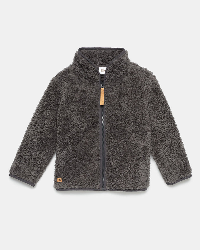 Kid's Fuzzy Zip Up Crew