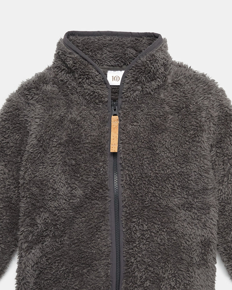 Kid's Fuzzy Zip Up Crew