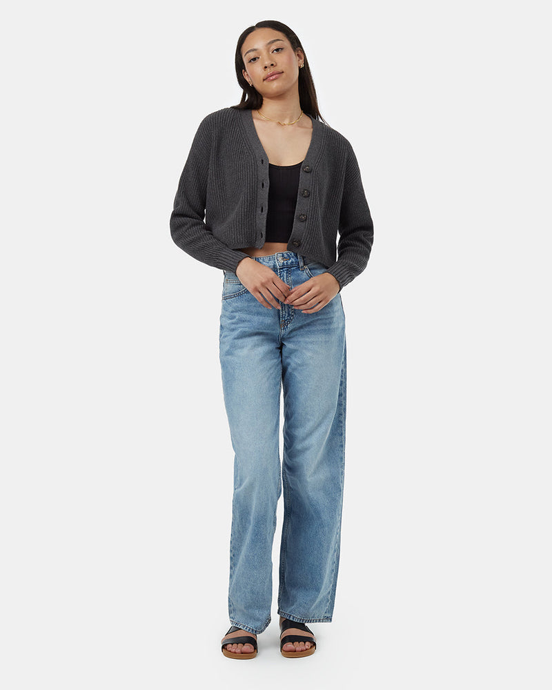 Women's Knit Button Cardigan