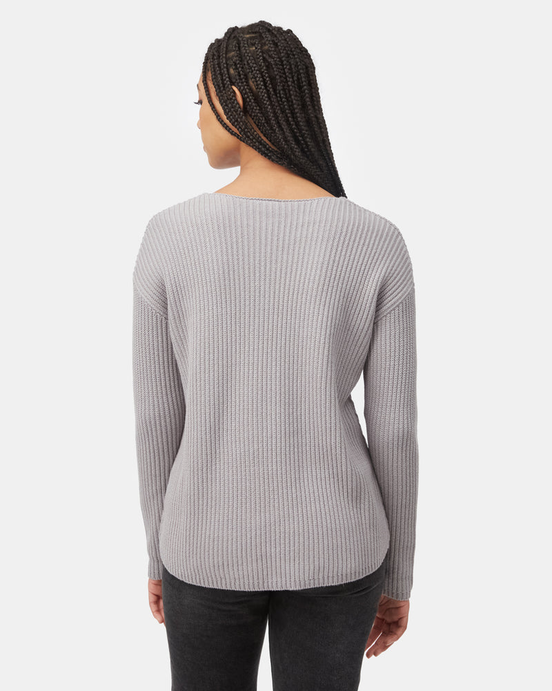 Women's Organic Cotton V-Neck Jumper