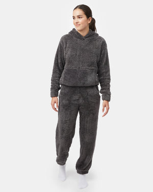 Women's Fuzzy Polyester Jogger