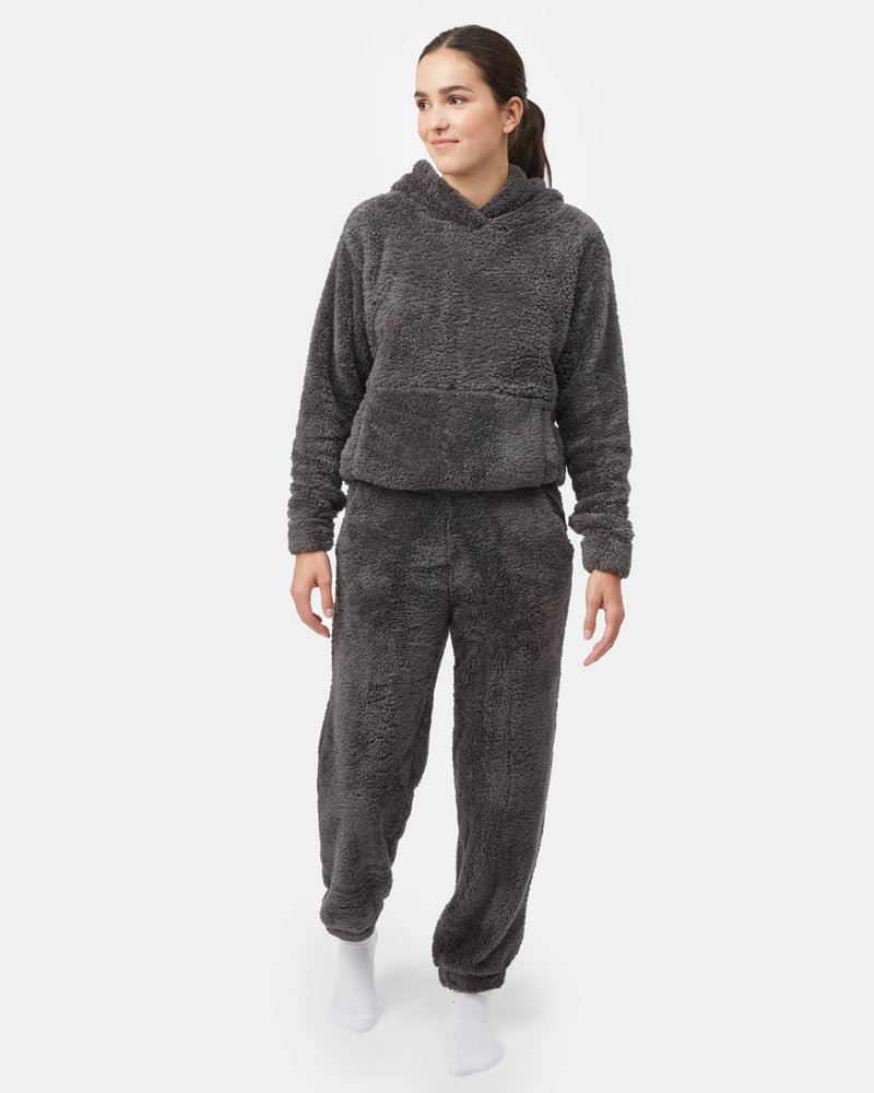 Women's Fuzzy Polyester Jogger
