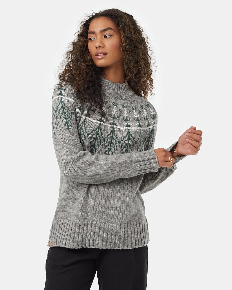 Women's Graphic Knit Wool Jumper