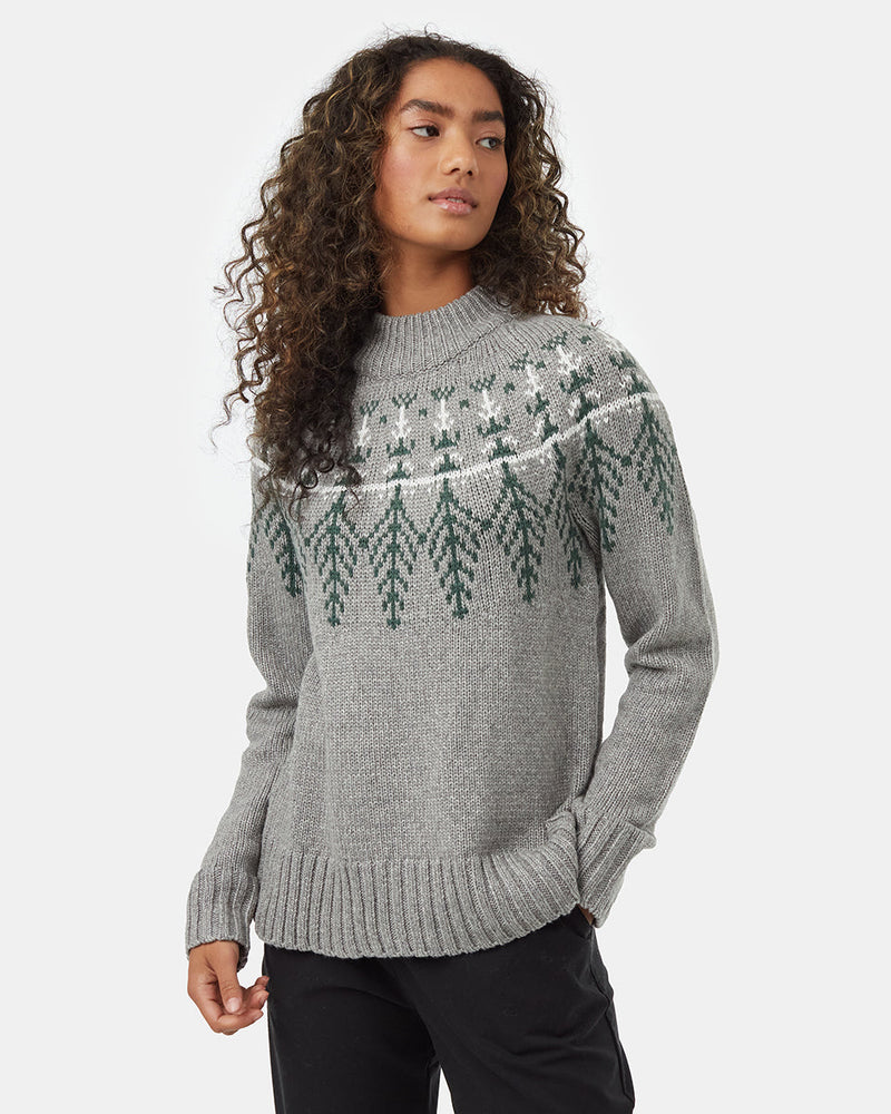 Women's Graphic Knit Wool Jumper