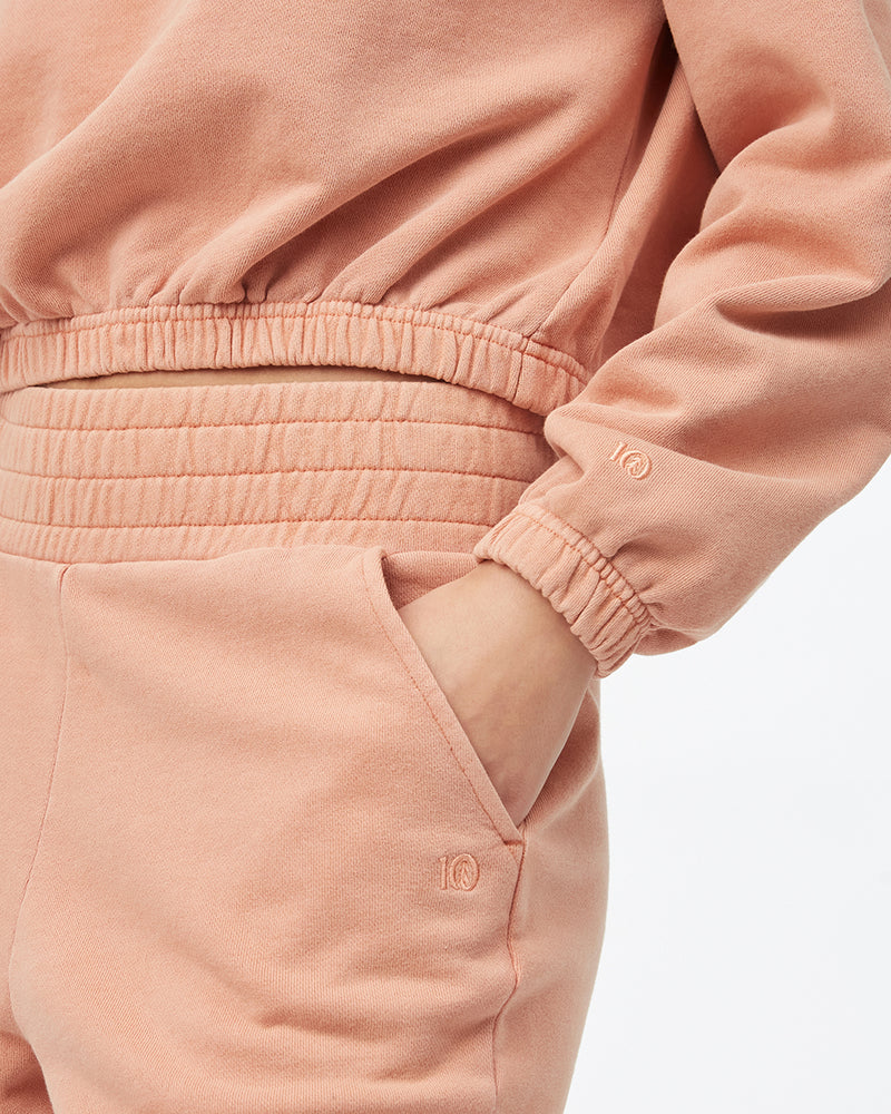Women's High-Rise Organic Cotton Joggers