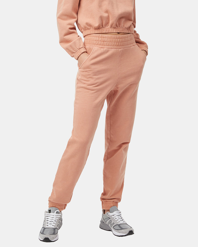 Women's High-Rise Organic Cotton Joggers