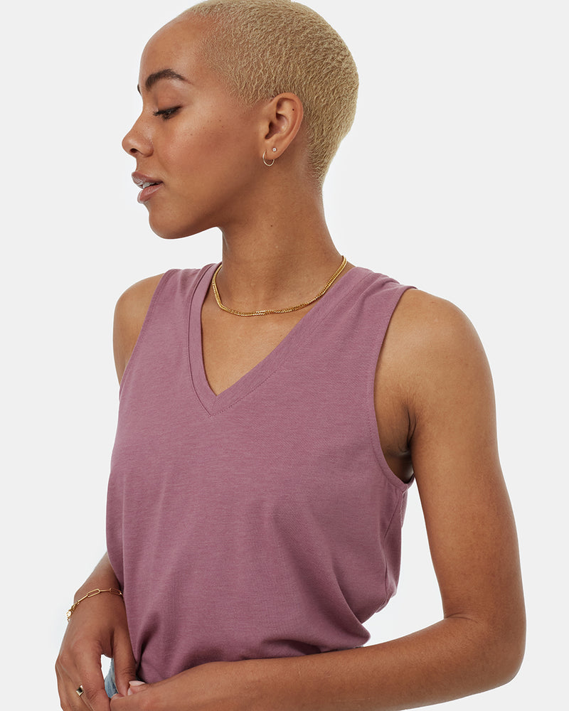 Women's Recycled V-Neck Tank Top