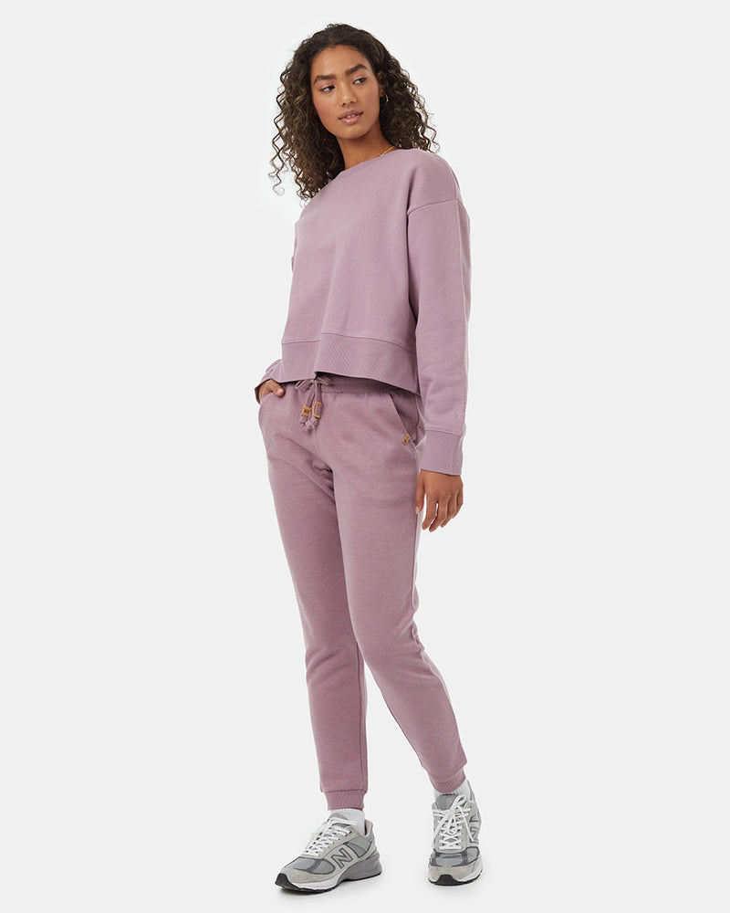 Women's Recycled Eco-Friendly Cropped Crewneck