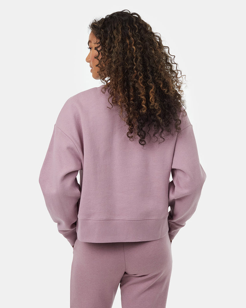 Women's Recycled Eco-Friendly Cropped Crewneck