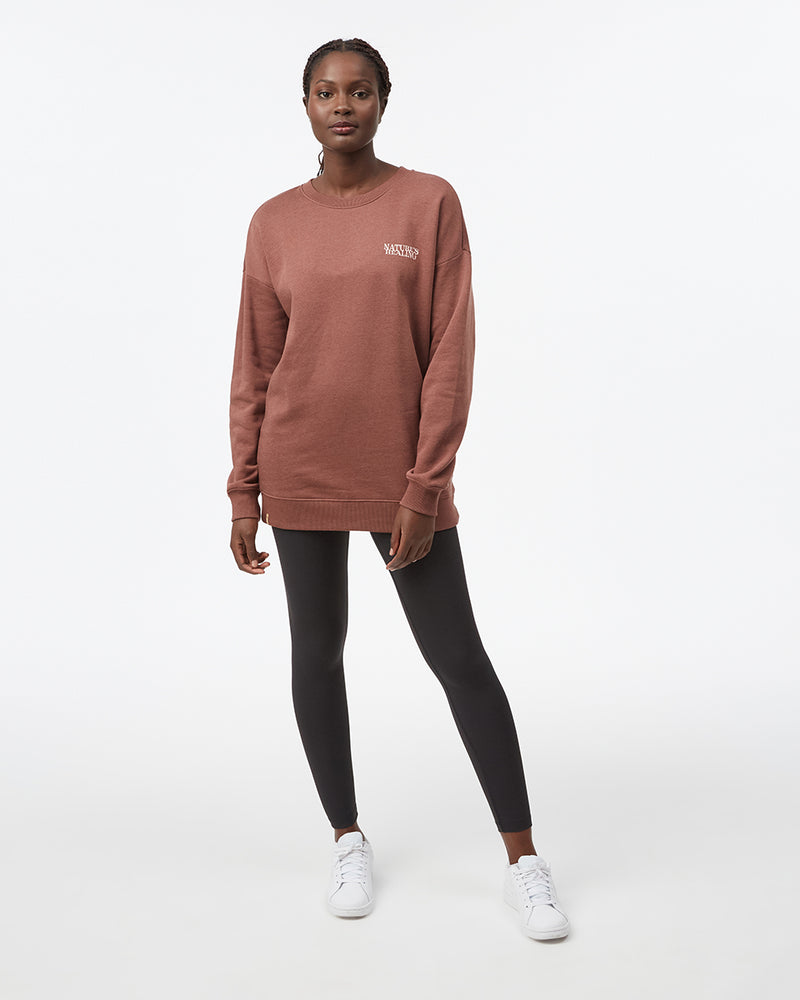 Women's Eco-Friendly Graphic Crew-Neck Pullover