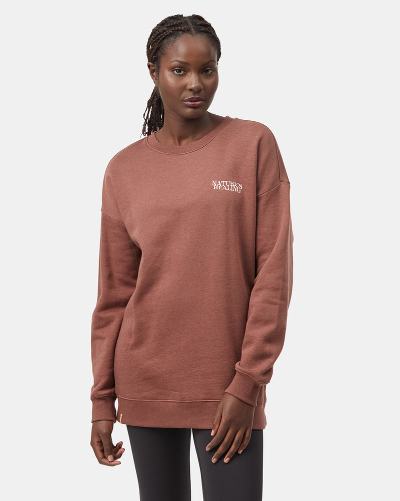 Women's Eco-Friendly Graphic Crew-Neck Pullover