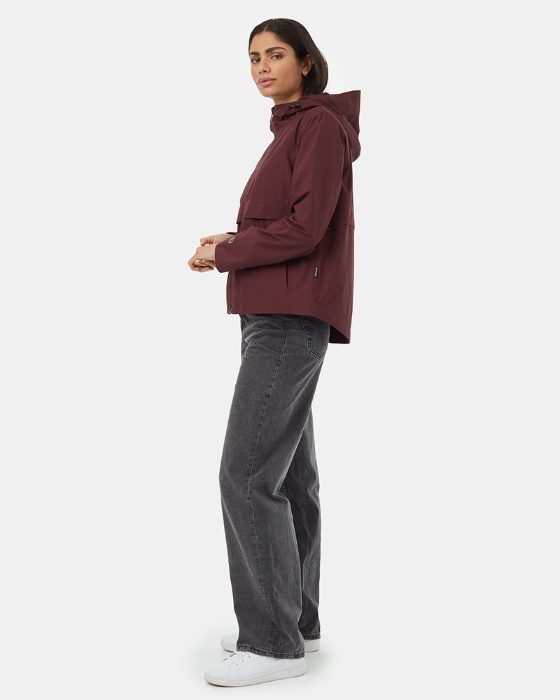 Red Women's Repreve Rain Jacket