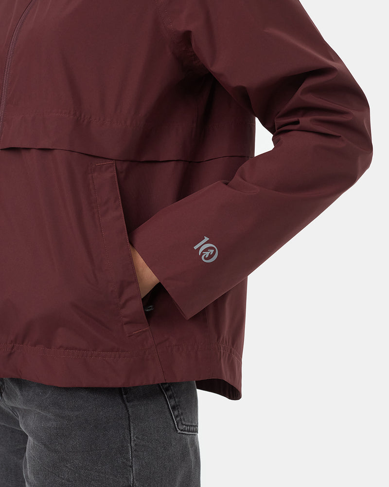 Red Women's Repreve Rain Jacket