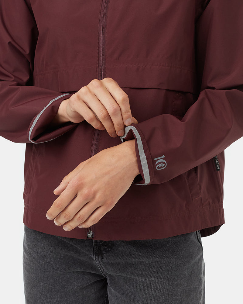 Red Women's Repreve Rain Jacket