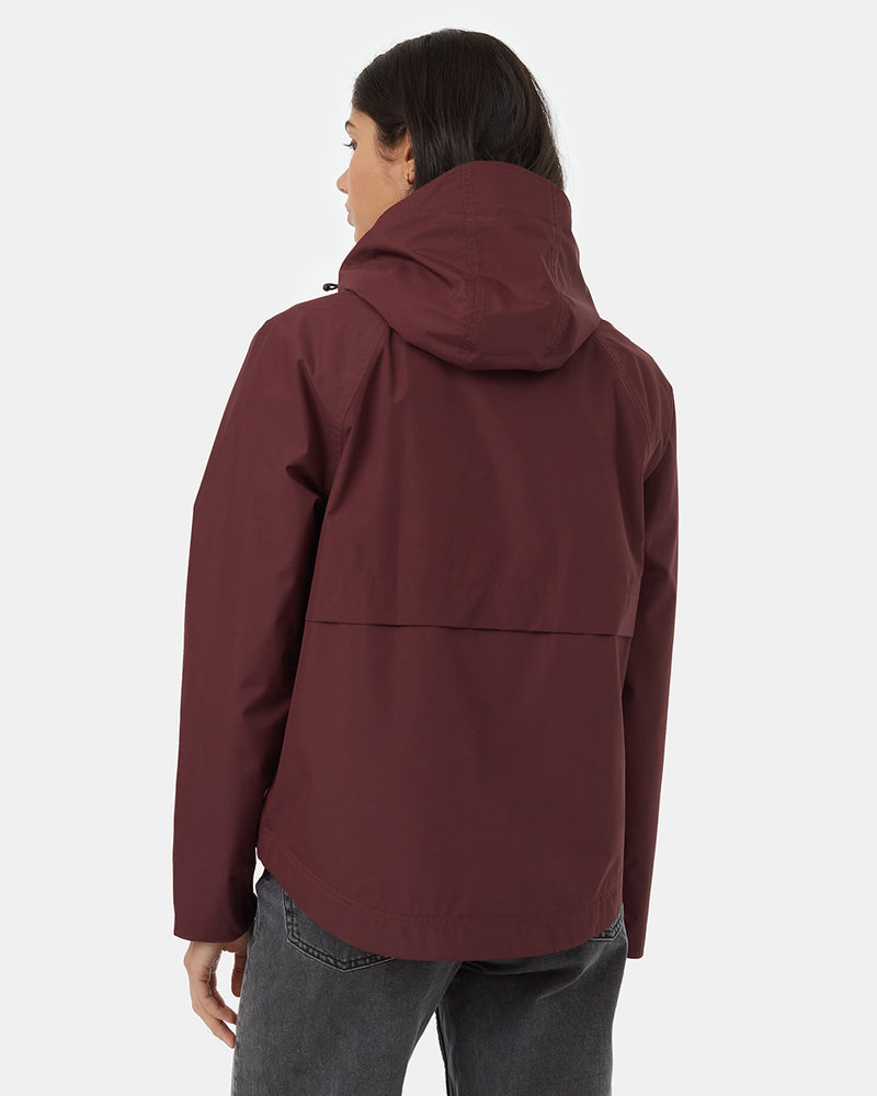 Red Women's Repreve Rain Jacket