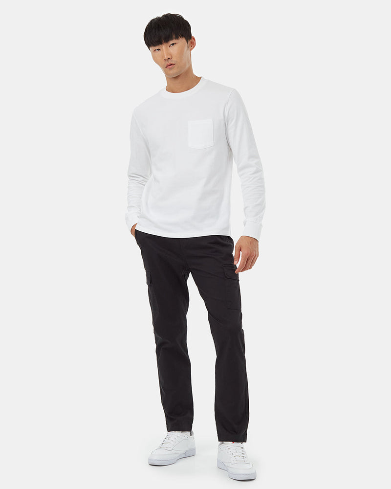 Men's Basic Pocket Longsleeve Tshirt